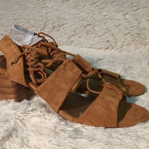 Matisse Block Heel Lace Up City Sandal, Size 10 - Picture 3 of 7